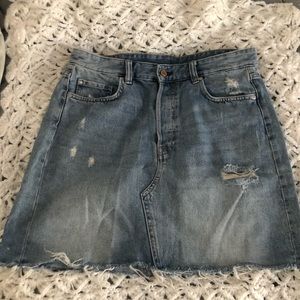 H&M denim skirt